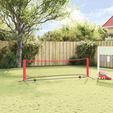 SIATKA TENISOWA CZARNO-CZERWONY 301X 90.5X 87CM POLIESTER