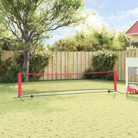 SIATKA TENISOWA CZARNO-CZERWONY 396X 92X 87CM POLIESTER