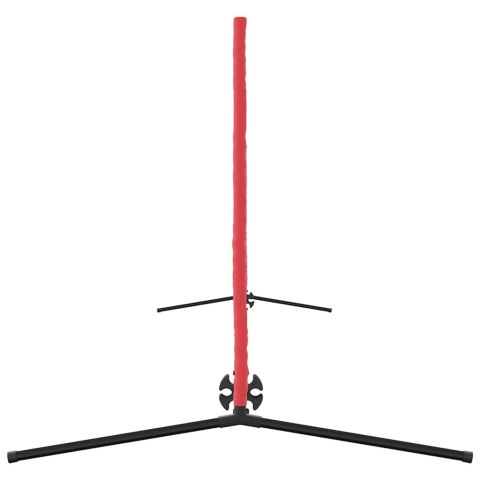 SIATKA TENISOWA CZARNO-CZERWONY 494.5X 90X 87CM POLIESTER