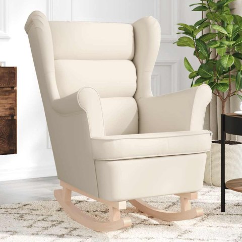 FOTEL BUJANY BIAŁY 74X90X102CM LNIANA