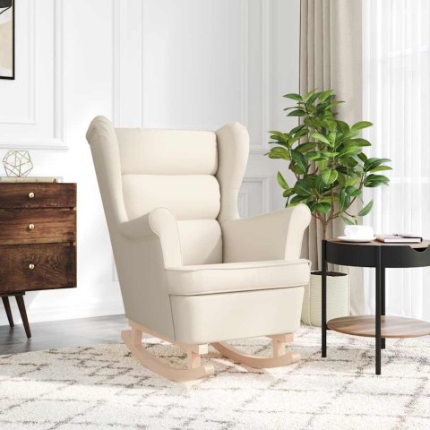 FOTEL BUJANY BIAŁY 74X90X102CM LNIANA