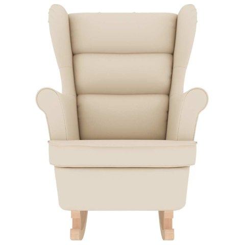 FOTEL BUJANY BIAŁY 74X90X102CM LNIANA