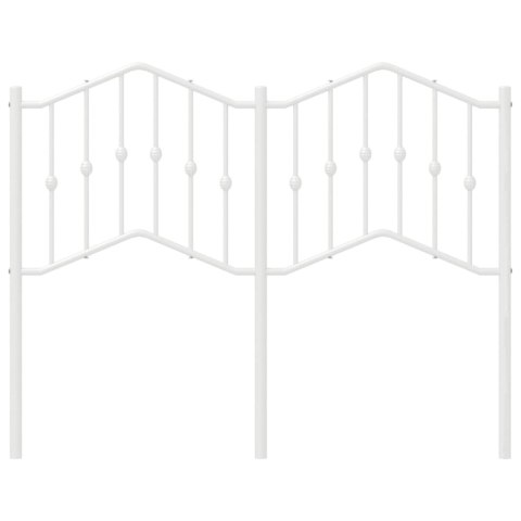 METALOWE WEZGŁOWIE BIAŁE 120CM