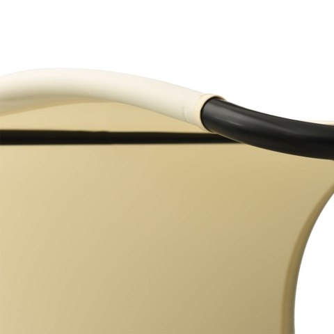 PODWÓJNY LEŻAK Z BALDACHIMEM TKANINA TEXTILENE KREM I ZIELEŃ