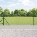 EURO FENCE Z 13 FLANSZOWANYMI SŁUPAMI 0.6X50M ZE STALI GALWANIZOWANEJ