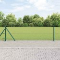 HEXAGON FENCE ZIELONY 0.6X100M STAL