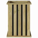 DONICA OGRODOWA Z WKŁADKĄ 33X33X45CM DREWNO IMPREGNOWANE SOSNOWE