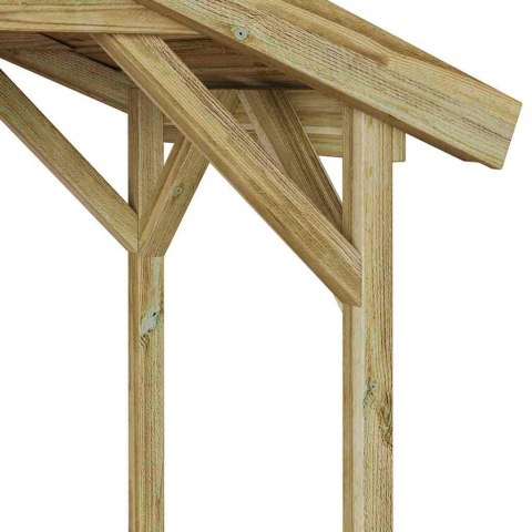 SZOPA NA GRILL 133.5X63X200CM Z DREWNA SOSNOWEGO IMPREGNOWANEGO