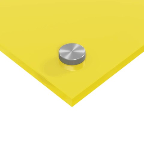 PANEL KUCHENNY OCHRONNY ŻÓŁTY 110X40X0,6CM ZE SZKŁA HARTOWANEGO