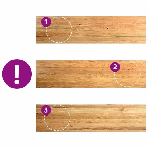 PARAPETY 2 SZT. JASNOBRĄZOWY 160X40X2CM LITE DREWNO DĘBOWE