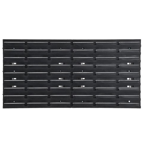 26-CZ. ZESTAW KUWET WARSZTATOWYCH CZERWONO-CZARNY 77X39CM