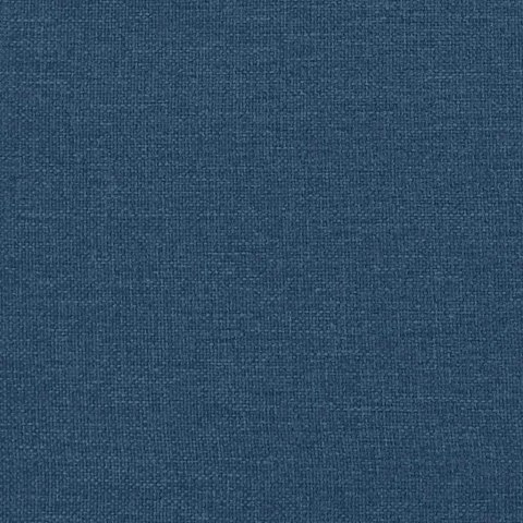 RAMA ŁÓŻKA BEZ MATERACA NIEBIESKA 140X190CM OBITA TKANINĄ