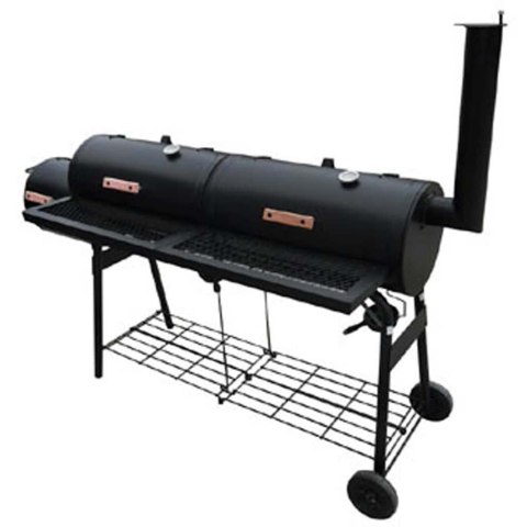 GRILL Z WĘDZARNIĄ NEVADA,XL CZARNY