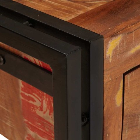 STOLIKI KONSOLOWE 2 PCS WIELOKOLOROWE LITE DREWNO Z ODZYSKU