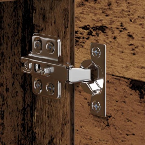 ZESTAW SZAFEK RTV Z PÓŁKĄ INNY 6 SZT. STARE DREWNO 30.5X30X90CM