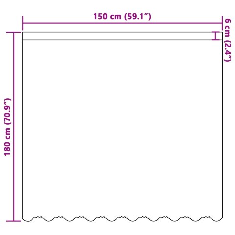 FIRANKA KORONKOWA Z ZASŁONAMI BIAŁY 150X 180CM POLIESTER