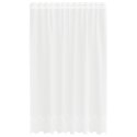 FIRANKA KORONKOWA Z ZASŁONAMI BIAŁY 150X 245CM POLIESTER