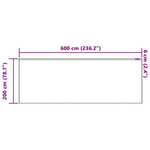 FIRANKA KORONKOWA Z ZASŁONAMI KWIATOWY BIAŁY 600X 200CM POLIESTER
