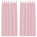 ZASŁONY ZACIEMNIAJĄCE 2 PCS BEBIS RÓŻOWY 225X 140CM POLIESTER