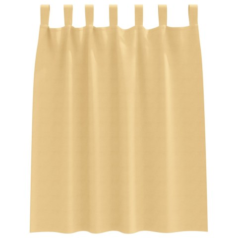 ZASŁONY ZACIEMNIAJĄCE 2 PCS BEŻOWY 140X 140CM POLIESTER