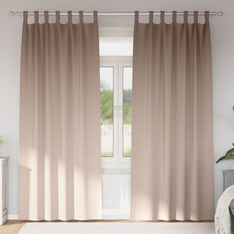ZASŁONY ZACIEMNIAJĄCE 2 PCS CIEMNOSZARY 225X 140CM POLIESTER