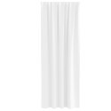 ZASŁONY ZACIEMNIAJĄCE 2 PCS CZYSTA BIEL 245X 140CM POLIESTER