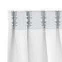 ZASŁONY ZACIEMNIAJĄCE 2 PCS CZYSTA BIEL 245X 140CM POLIESTER