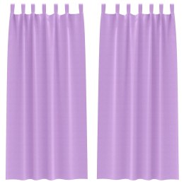 ZASŁONY ZACIEMNIAJĄCE 2 PCS FIOLETOWY 225X 140CM POLIESTER