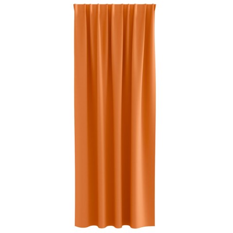ZASŁONY ZACIEMNIAJĄCE 2 PCS JASNOPOMARAŃCZOWY 260X 140CM