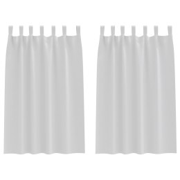 ZASŁONY ZACIEMNIAJĄCE 2 PCS JASNOSZARY 175X 140CM POLIESTER