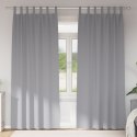 ZASŁONY ZACIEMNIAJĄCE 2 PCS JASNOSZARY 260X 140CM POLIESTER