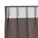 ZASŁONY ZACIEMNIAJĄCE 2 PCS CIEMNOBRĄZOWY 245X 140CM