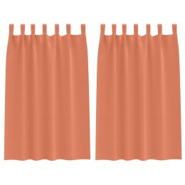 ZASŁONY ZACIEMNIAJĄCE 2 PCS TERAKOTA 175X140CM