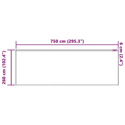FIRANKA KORONKOWA Z ZASŁONAMI BIAŁY 750X 260CM POLIESTER