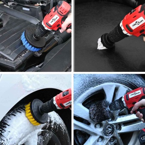 ZESTAW MIĘKKICH I TWARDYCH SZCZOTEK CZYSZCZĄCYCH 12 SZT. 12 PCS