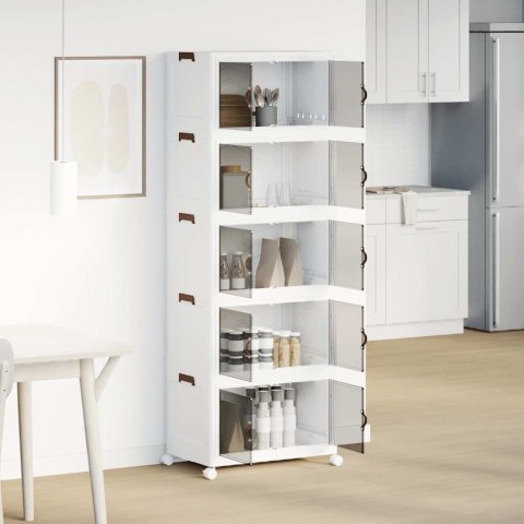 SKRZYNIA DO PRZECHOWYWANIA Z KÓŁKAMI 5-POZIOMOWA 75 L