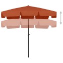 PARASOL PLAŻOWY TERAKOTA 200X125CM