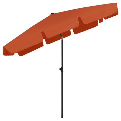 PARASOL PLAŻOWY TERAKOTA 200X125CM