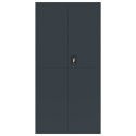 SZAFA NA DOKUMENTY ANTRACYTOWA 90X40X180CM STALOWA