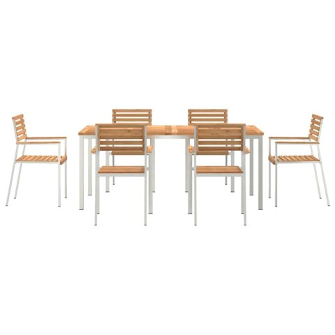 ZESTAW DO JADALNI W OGRODZIE 7 PCS
