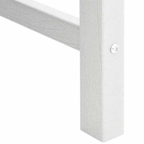 KRZESEŁKA DO JADALNI W OGRODZIE 4 SZT. BIAŁE 65,5X55,5X88CM HDPE