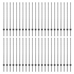 SŁUPKI OGRODZENIOWE INNY 44 PCS SZARY 100X 1.2M