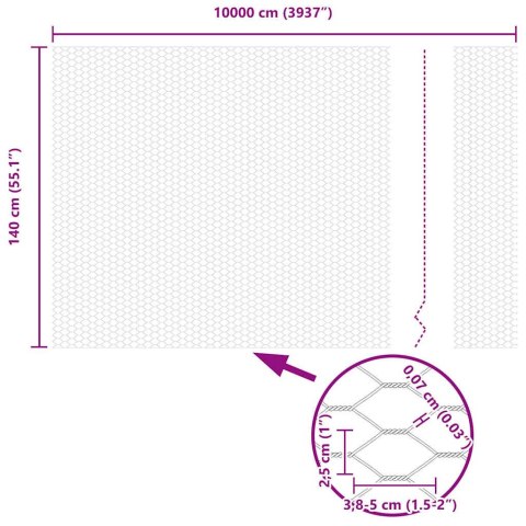 SŁUPKI OGRODZENIOWE 11 SZTUK U-CHANNEL ZIELONE 140CM STAL