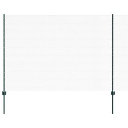 SŁUPKI OGRODZENIOWE 11 SZT U-CHANNEL ZIELONE 150CM STAL
