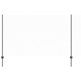 SŁUPKI OGRODZENIOWE 22 SZT. U-CHANNEL SZARY 140CM STAL