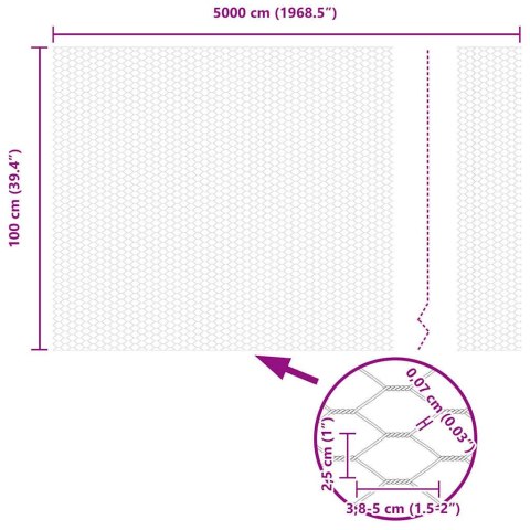 SŁUPKI OGRODZENIOWE 22 SZT U-CHANNEL SZARY 100CM STAL