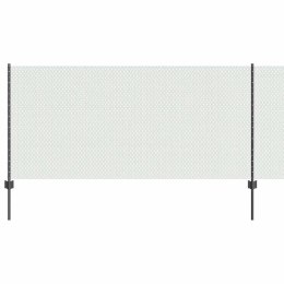 ZESTAW OGRODZENIA ZESTAW 2 SZARY METAL 25X 1M TRWAŁE