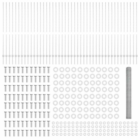 22 SZT. SŁUPKÓW OGRODZENIOWYCH U-CHANNEL 150CM STAL OCYNKOWANA