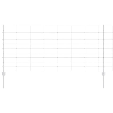 22 SZTUKI SŁUPKÓW OGRODZENIOWYCH U-CHANNEL 100CM ZE STALI OCYNKOWANEJ