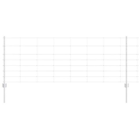 11 SZT. SŁUPKÓW OGRODZENIOWYCH U-CHANNEL 80CM STAL OCYNKOWANA